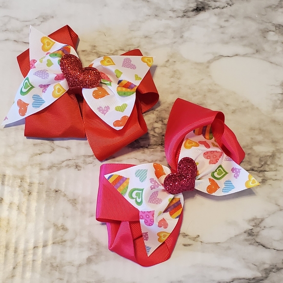 Valentine's Day Hair Bows - Picture 5 of 7